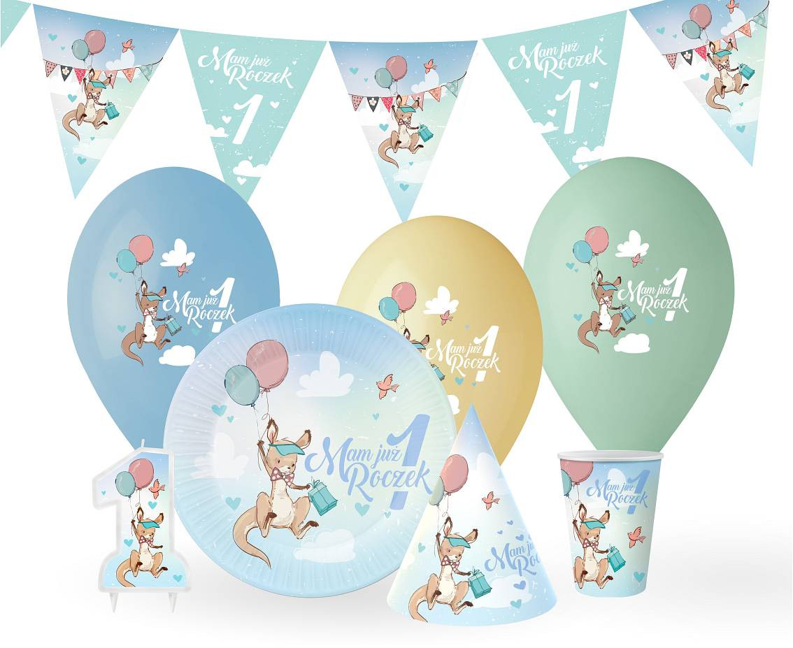 1st Birthday candle - Kangaroo EOL